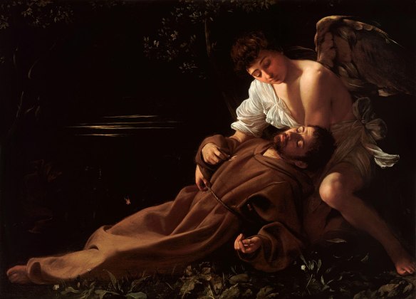 Saint_Francis_of_Assisi_in_Ecstasy-Caravaggio_(c.1595)