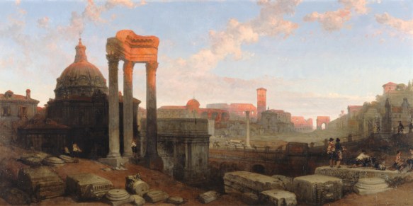 Remains_of_the_Roman_Forum_David_Roberts